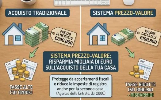 Sistema Prezzo-Valore: Pagare Meno Imposte sull'Acquisto Casa in vendita a Salento — foto 1